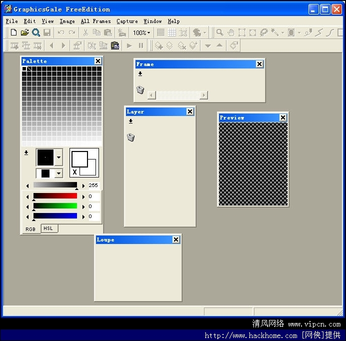 graphicsgale动画图标制作工具 绿色版 v2.03.03