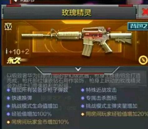 穿越火线枪战王者玫瑰精灵怎么样 玫瑰精灵属性介绍