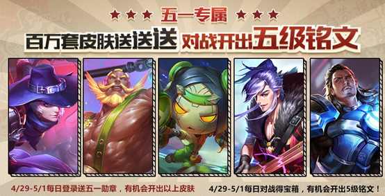 王者荣耀五一勋章怎么开永久皮肤 五一勋章开永久皮肤方技巧