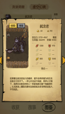 贪婪洞窟弑龙者属性介绍 地狱模式怪物弑龙者图鉴一览
