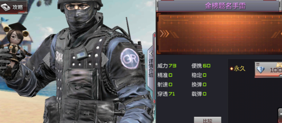 穿越火线枪战王者金榜题名手雷怎么得 金榜题名手雷属性介绍