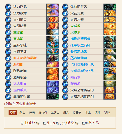 炉石传说2017卡组推荐元素法 最新元素法轻松拿低保