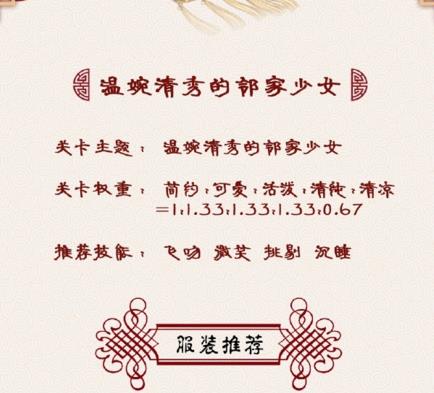 奇迹暖暖倾心回忆温婉清秀的邻家少女高分S搭配攻略