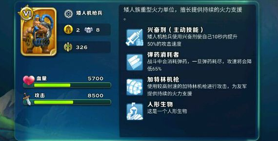 剑与家园矮人机枪兵技能介绍 矮人机枪兵属性讲解
