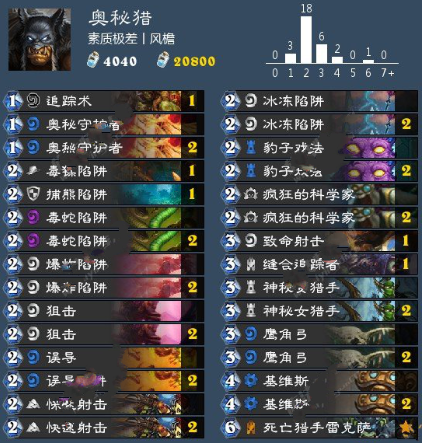 炉石传说DK奥秘猎卡组 素质极差奥秘猎心得分享