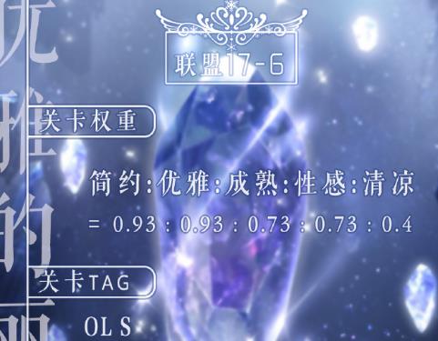 奇迹暖暖优雅的丽人攻略 联盟委托17-6高分S搭配推荐