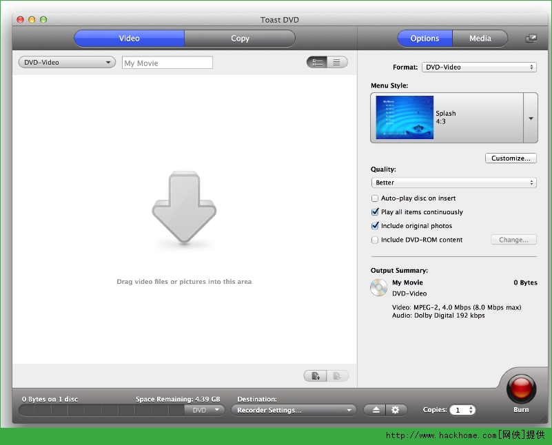 DVD¼Toast DVD for Mac  v2.0