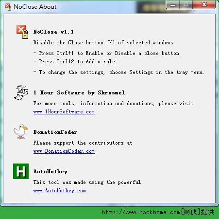 Noclose ڹرհťι v1.1.0.0 ɫ