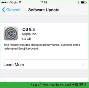 ƻiOS8.3ʽԽ̳ iOS8.3ԽͼͼƬ1