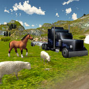 模拟农场动物运输卡车3D