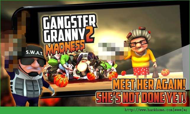 ڎ̫̫2ЄiOSѸMM棨Gangster Granny 2 Madness)D3: