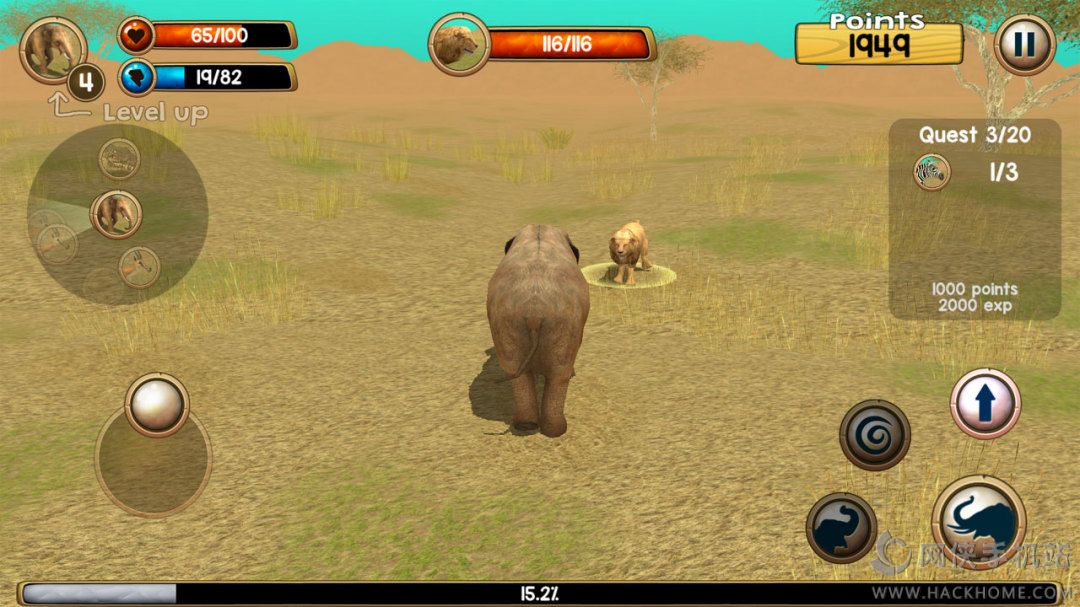 Ұģ3Dİ׿棨Wild Elephant Sim 3D)ͼ1: