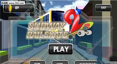 ܉2[֙CdSubway Rail Skate 2D1: