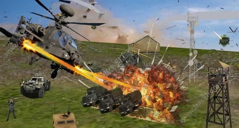 װֱսϷֻ棨Gunship Air Helicopter War 3Dͼ1: