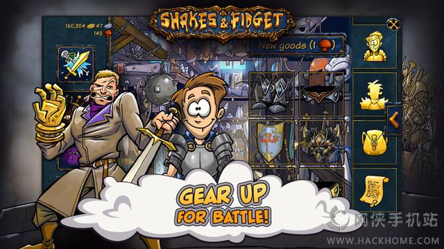 ҡ���ͷ�����Ϸ�������İ�׿�棨Shakes and Fidget��ͼ2: