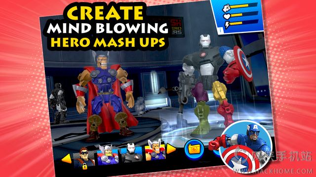 ƉӢۺwiOSﰲ׿棨Mix Smash Marvel Super Hero MashersD3: