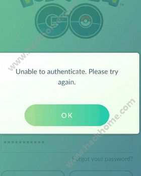 Pokemon GOʾUnable to authenticate[ͼ]ͼƬ1