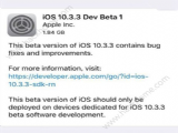 iOS10.3.3 Beta1ֵiOS10.3.3 Beta1ô