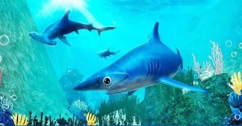 N^ģM3DΑĝhdHammerhead Shark Simulator 3DD1: