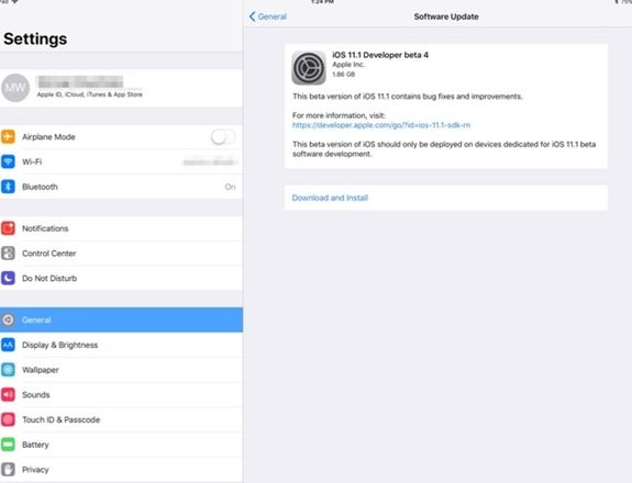 iOS11.1 Beta4ֵiOS11.1 Beta4[ͼ]ͼƬ1