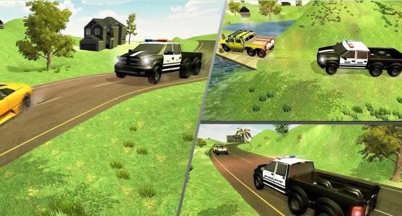 ԽҰ܇{ģM[׿°棨Offroad Truck Police Chase Driving SimulatorD1: