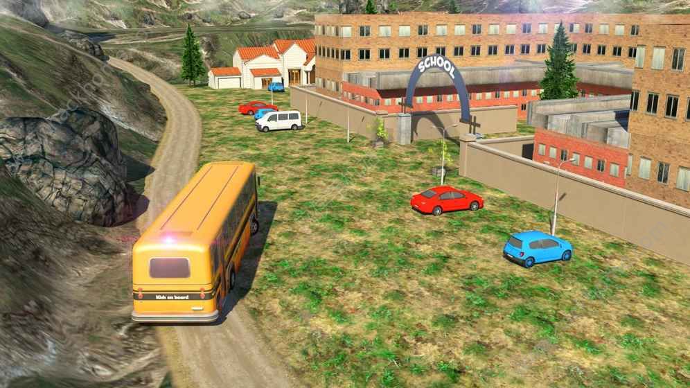 У�����¼�ʻ�������İ棨School Bus Up Hill Driving��ͼ4: