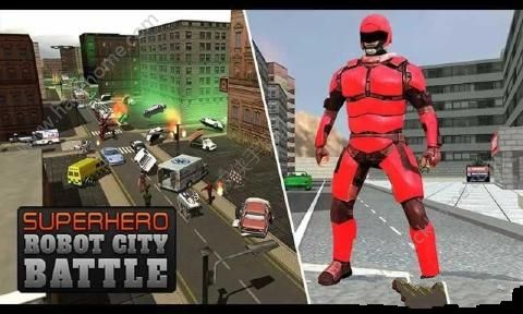 ӢۙC˳Б[ĝh棨Superhero Robot City BattleD4: