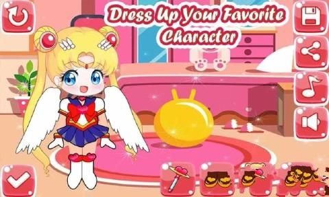 ССˮŮװϷĺ棨little Sailor Girls Dress Upͼ2: