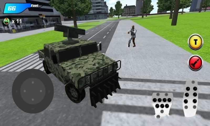 X���߻����˽�ʬ��ս��׿�棨X Ray Robot Zombie Offroad��ͼ4: