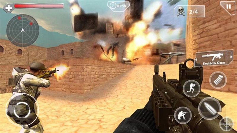 SWATͻϷ׿أSWAT Shoot Gun Fireͼ1: