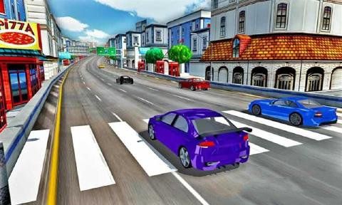 Ϸ׿(Modern Car Traffic Racing)ͼ2: