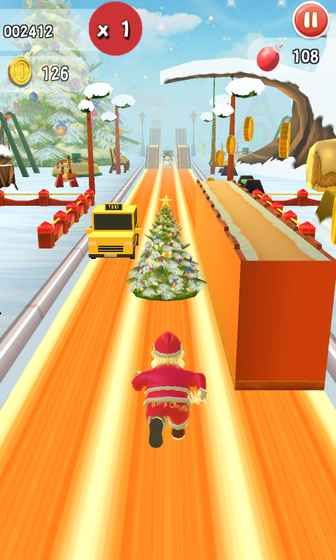 fԒ}Q˱[׿İ棨Talking Santa Claus RunD4: