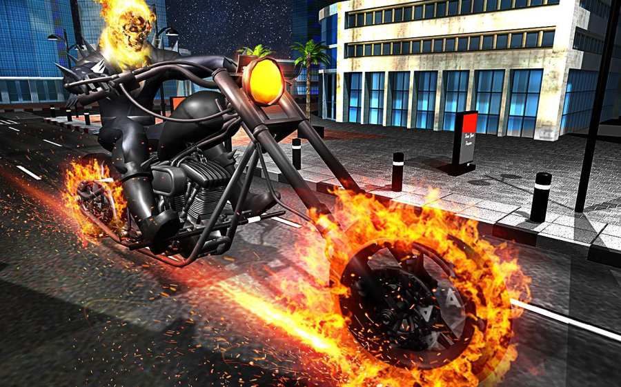 ĦӢ޽ڹƽ棨Ghost Bike Hero Blaze Fire Skull Rider Battleͼ2: