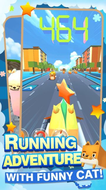 ����������׿��Ϸ���İ棨Amazing Cat Run��ͼ1: