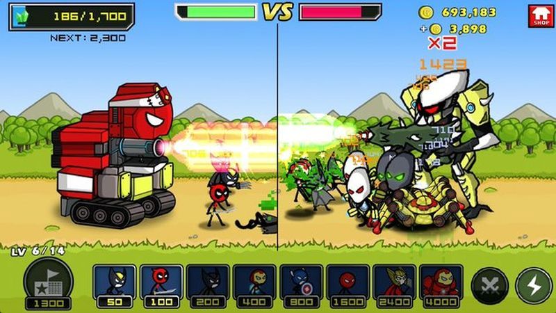 սϷ׿أHERO WARS Super Stickmanͼ3:
