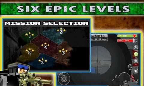 �ѻ�������ս���İ�׿�棨American Block Sniper Survival��ͼ2: