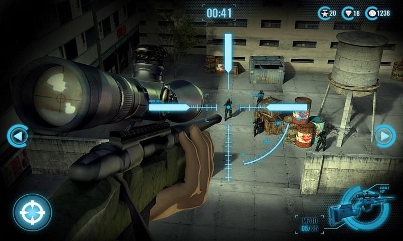 ѻ3Dѻİ׿棨Sniper Gun 3D Hitman Shooterͼ1: