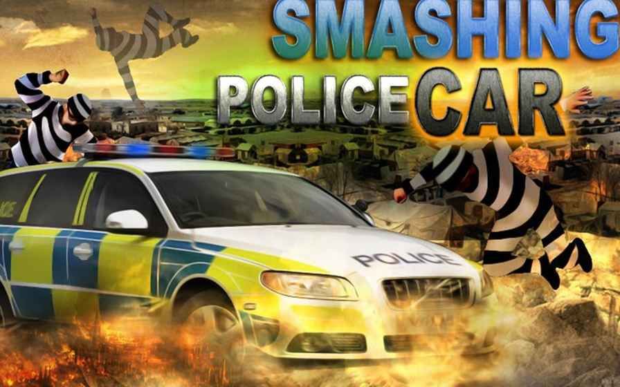 ײ�پ�����Ϸ�ٷ���׿�����أ�Smash Police Car��ͼ4: