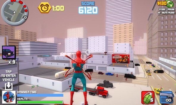 ֩��Ӣ�۾�ս��Ϸ��׿���İ棨Spider Hero Final War��ͼ1: