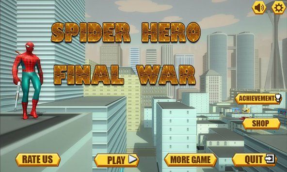 ֩��Ӣ�۾�ս��Ϸ��׿���İ棨Spider Hero Final War��ͼ3: