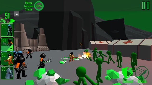 ����˽�ʬս����Ϸ�������İ棨Stickman Legacy of Zombie War��ͼ4: