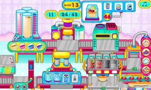 ⹤Ϸ׿أCooking Cupcakes Factoryͼ1: