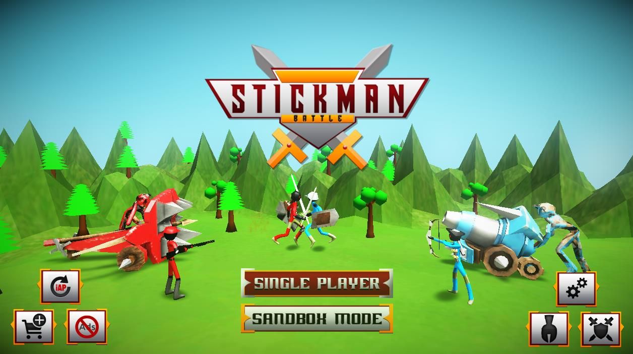 ˑģM[ĝh棨Stickman Battle SimulatorD3: