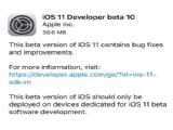 iOS11 Beta10���º�ĵ���iOS11 Beta10�ĵ��������