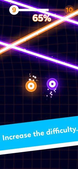 抖音激光旋轉球遊戲ios蘋果版下載(Balls VS Lasers)圖片1