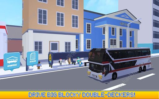 ״пͳ˾İ׿棨Blocky City Bus Driver SIMͼ1: