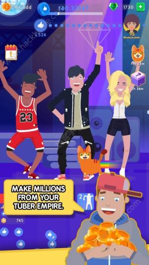 放置主播帝国安卓游戏下载(Idle Tuber Empire)图片2