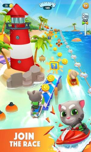 汤姆猫的摩托艇2安卓版下载(Talking Tom Jetski 2)图片2