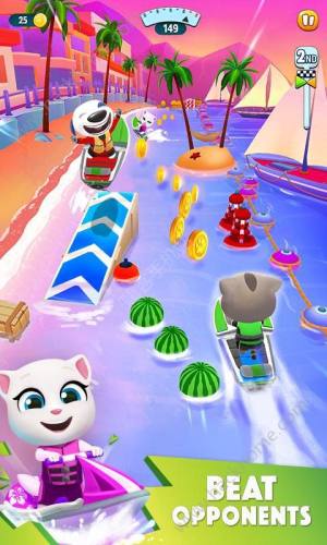 汤姆猫的摩托艇2安卓版下载(Talking Tom Jetski 2)图片1