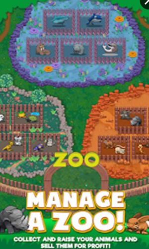 空闲动物园大亨游戏安卓版下载(Idle Zoo Tycoon)图片1